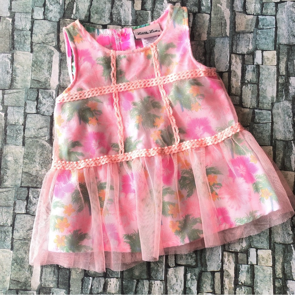 Little Lass Baby Girl Dress Sz 12 months